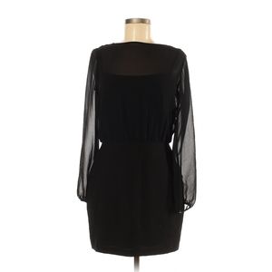 Banana Republic sheer top, long sleeve dress